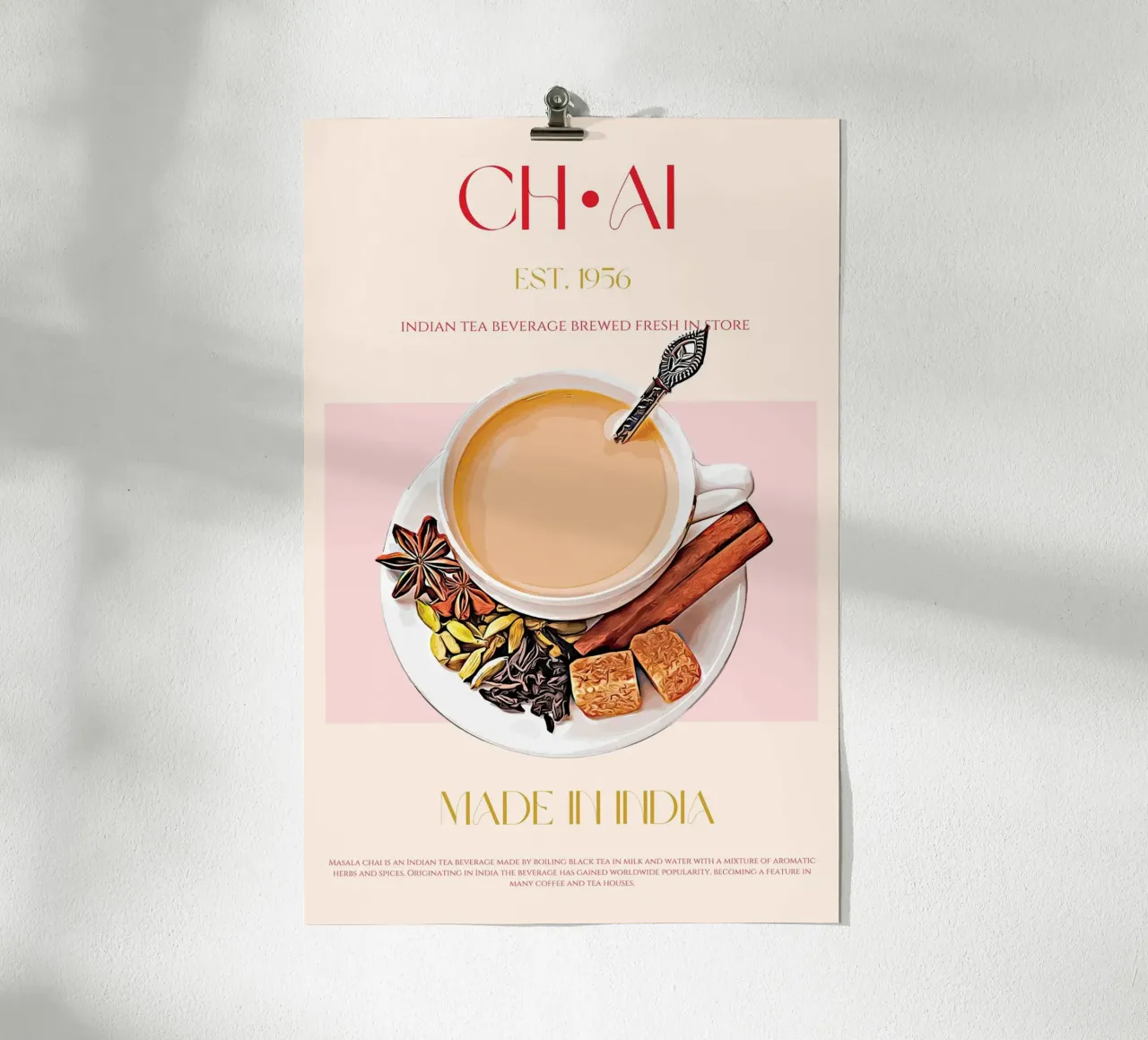 Masala Chai Print hahnemühle by KOKRPrints