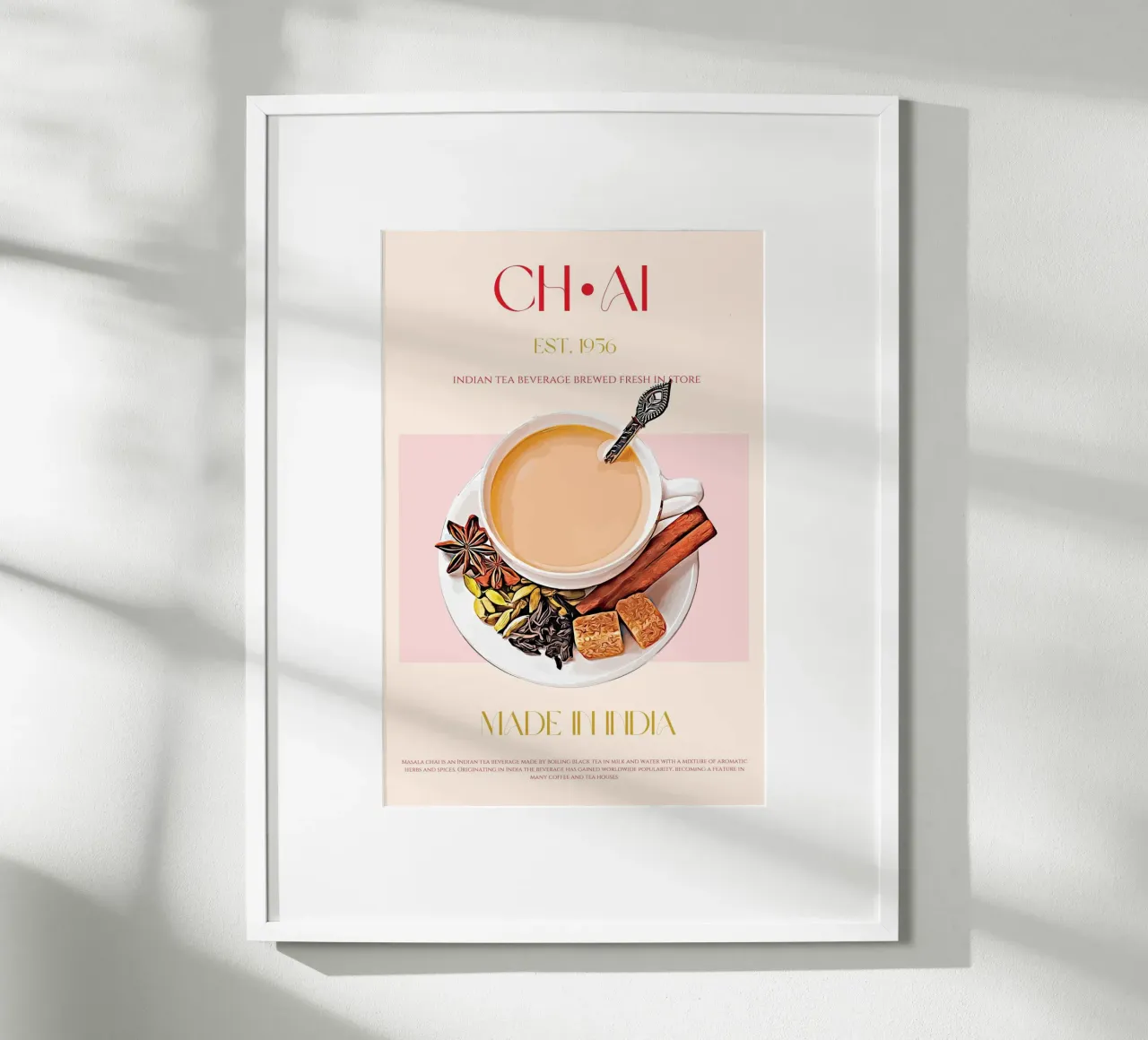 Masala Chai Print hahnemühle by KOKRPrints