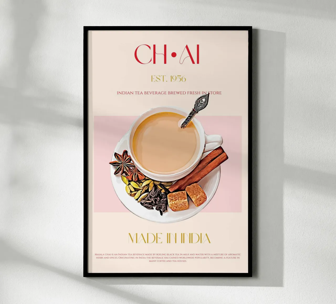 Masala Chai Print hahnemühle by KOKRPrints