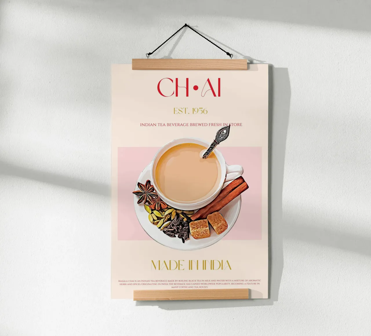 Masala Chai Print hahnemühle by KOKRPrints