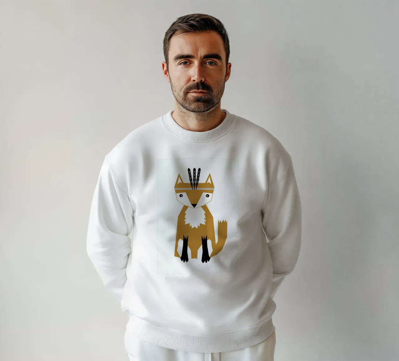 Southwest Fox sweatshirt by Charlotte Winter