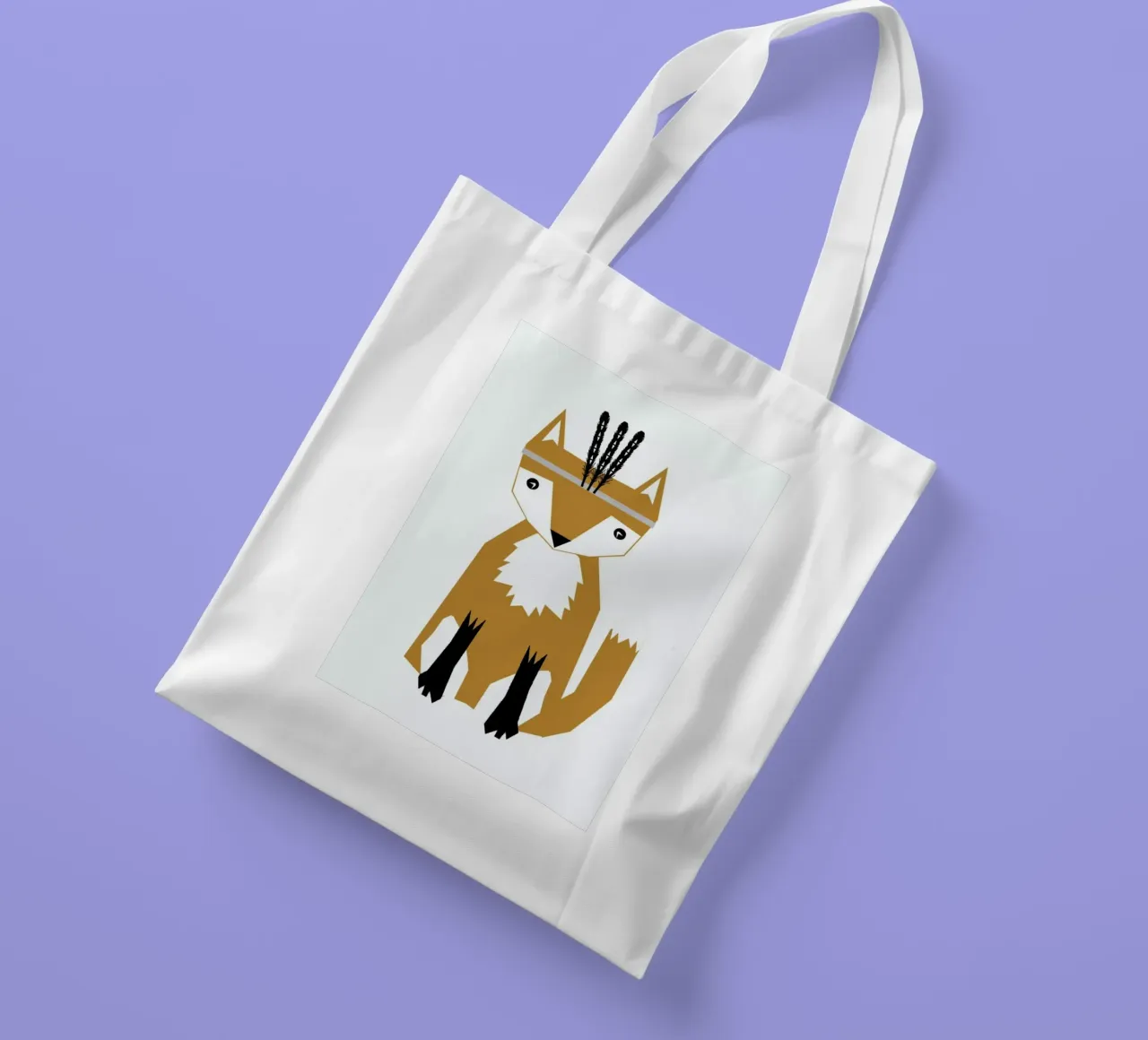Southwest Fox borsa in juta da Charlotte Winter