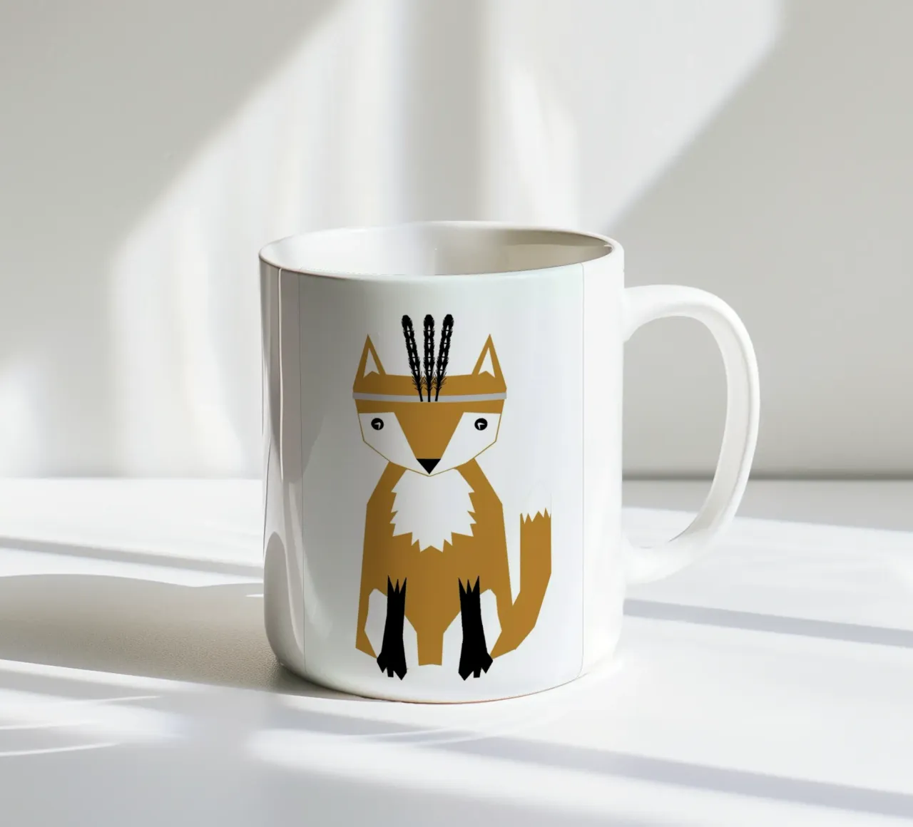 Southwest Fox tazza in ceramica da Charlotte Winter