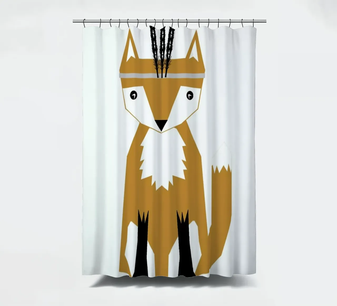 Southwest Fox Duschvorhang von Charlotte Winter