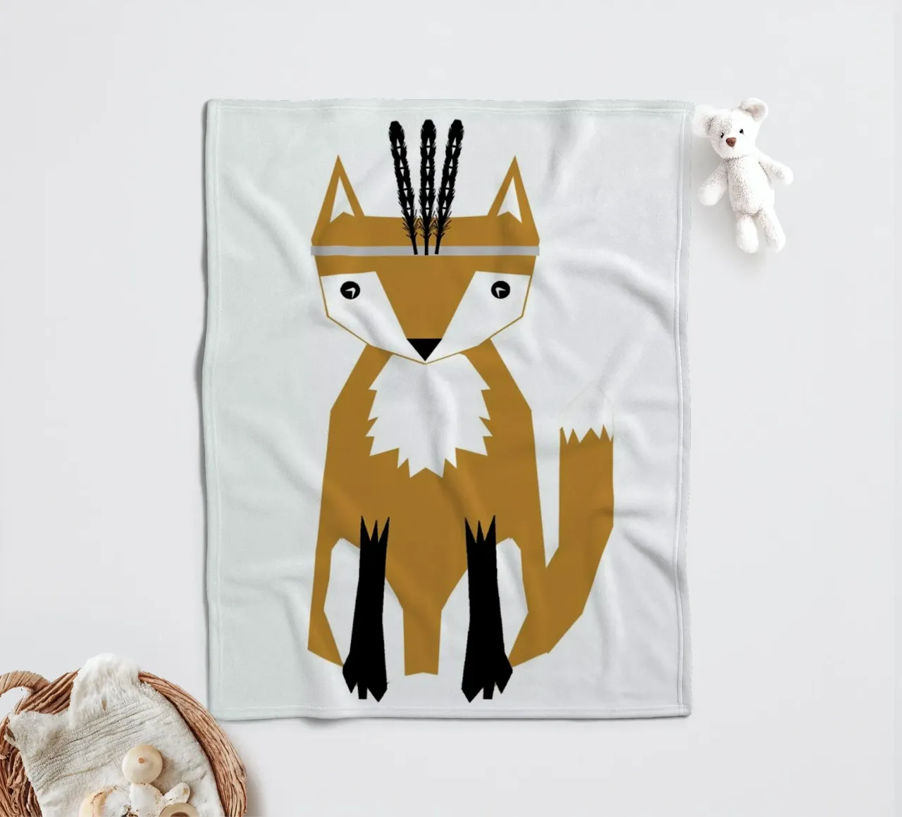 Southwest Fox coperta in pile da Charlotte Winter