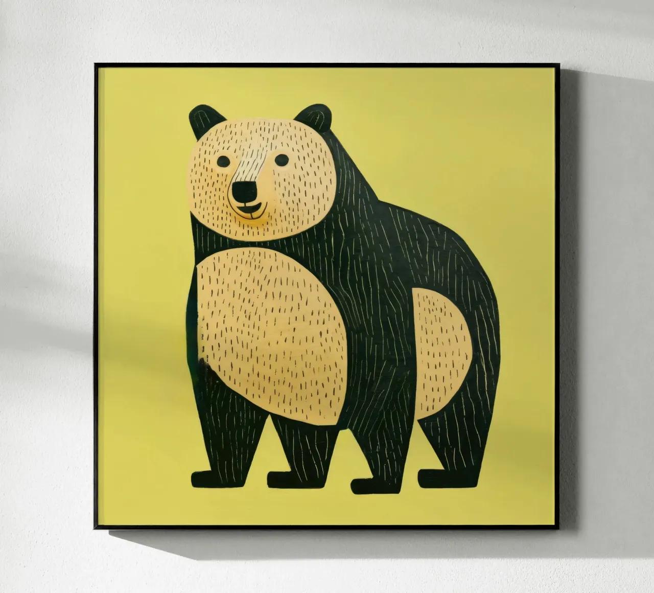 Orso verde plexiglass da Minimal Animal Art