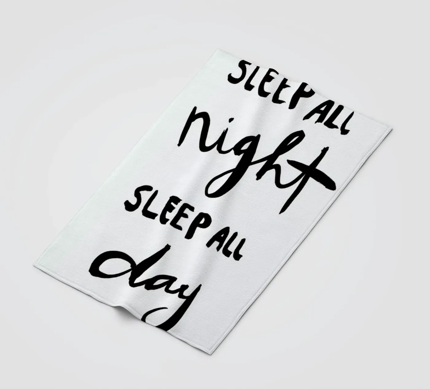 Sleep fleece blanket by Dead Language