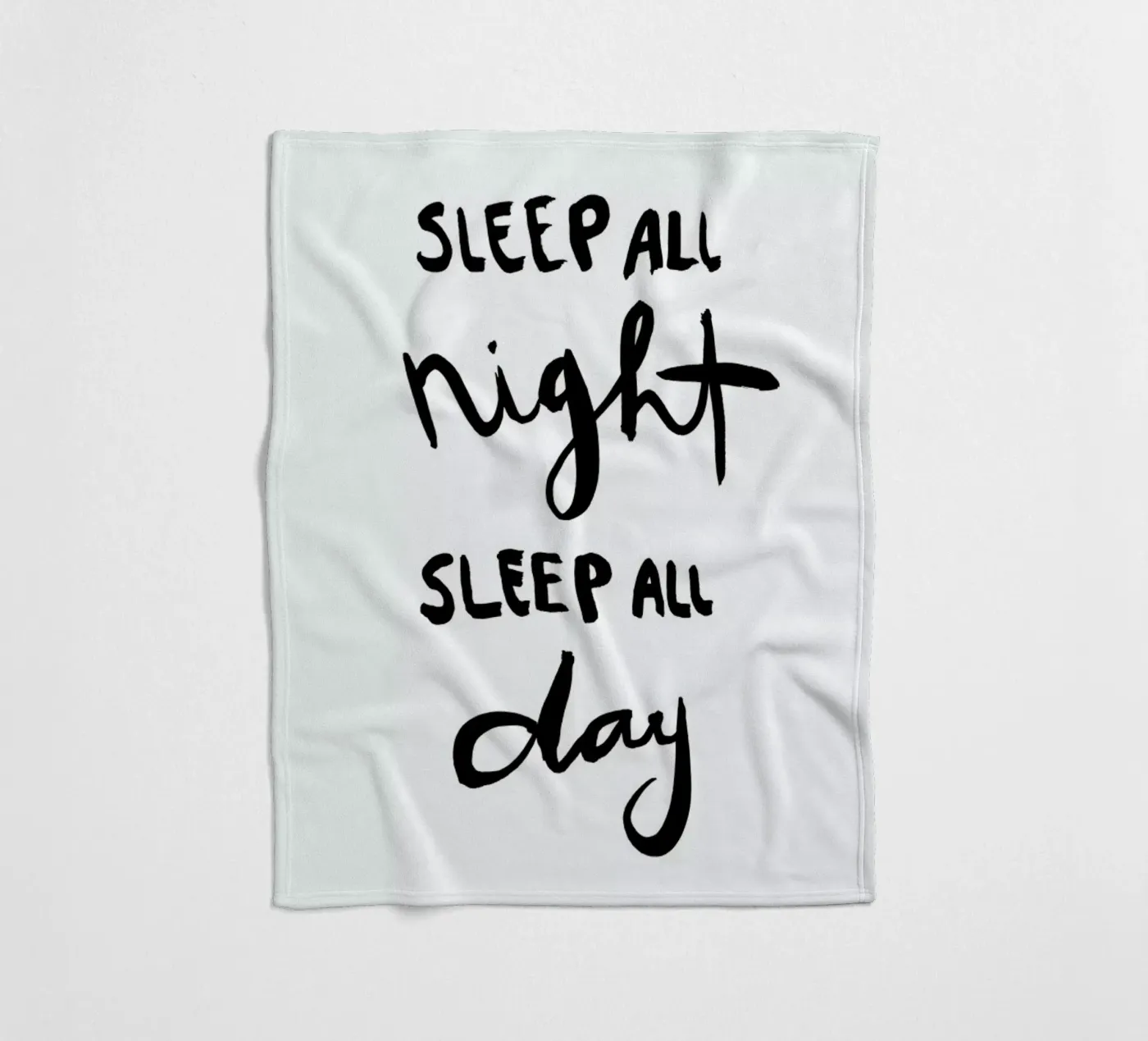 Sleep fleece blanket by Dead Language