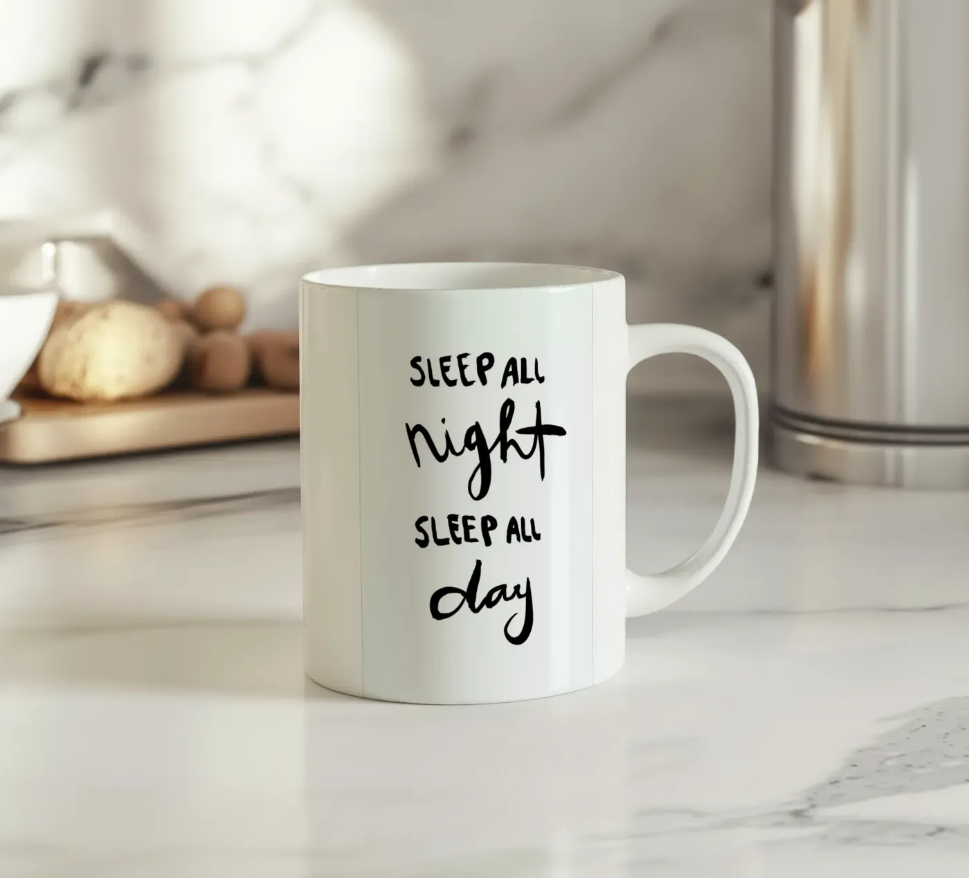 Sleep ceramic mug by Dead Language