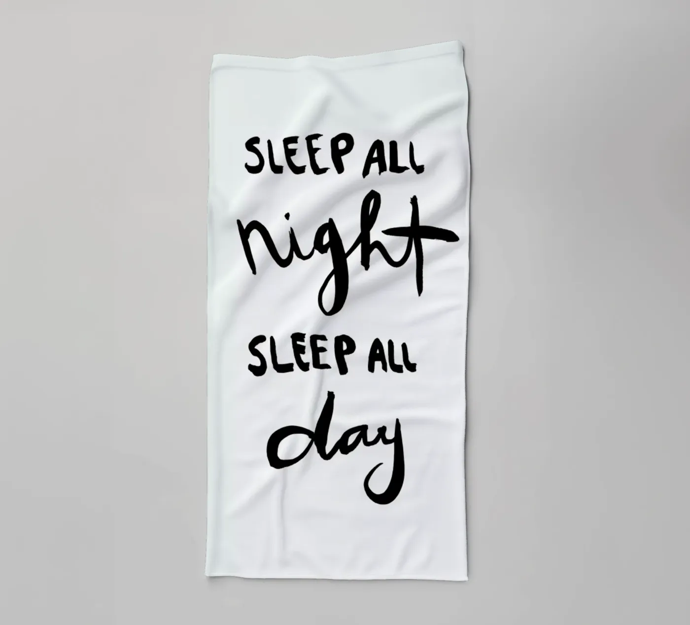 Sleep towel by Dead Language