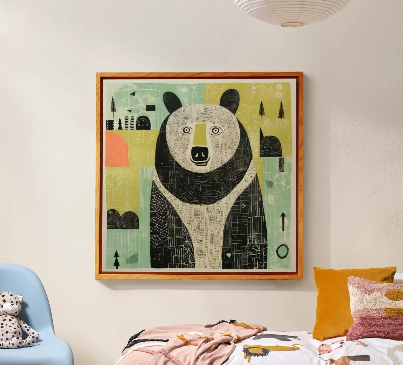 Ours vert plexiglas de Minimal Animal Art