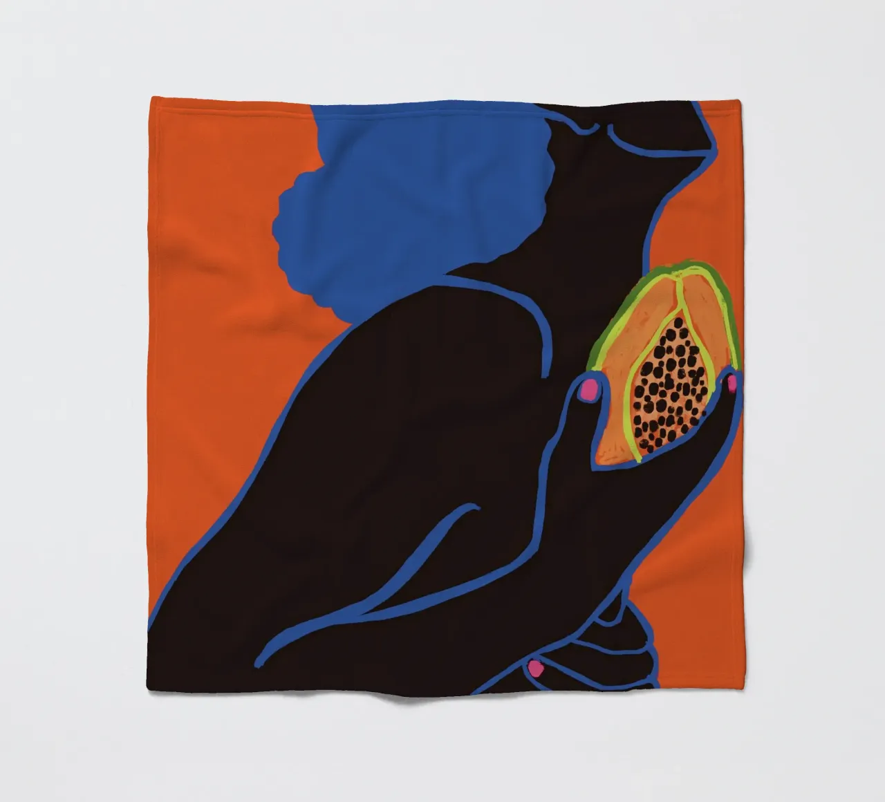 Papaya coperta in pile da tainah negreiros