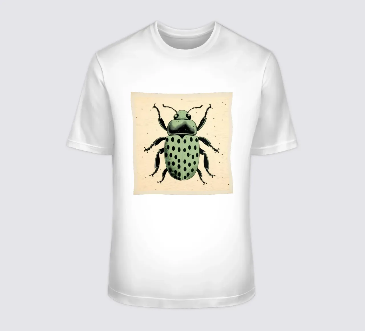Grüner Käfer 4 T-Shirt von Minimal Animal Art