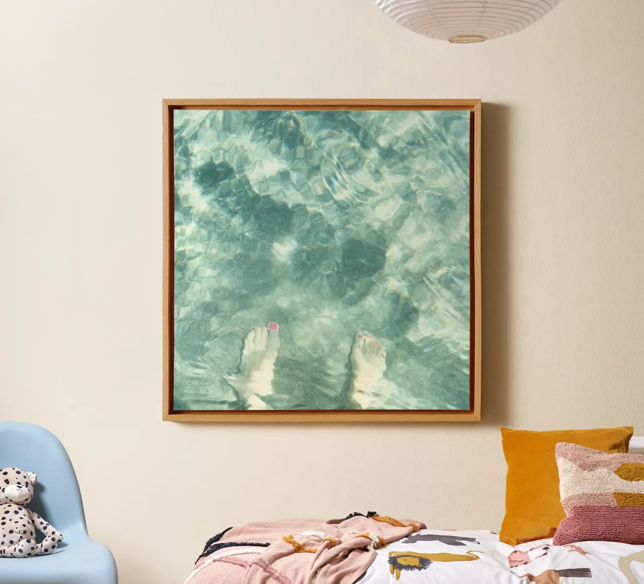 Eindeloze zomer canvas met Baklijst van Cassia Beck Photography