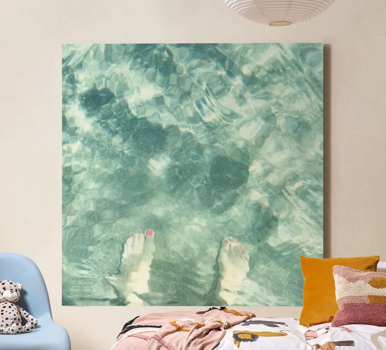 Eindeloze zomer canvas met Baklijst van Cassia Beck Photography