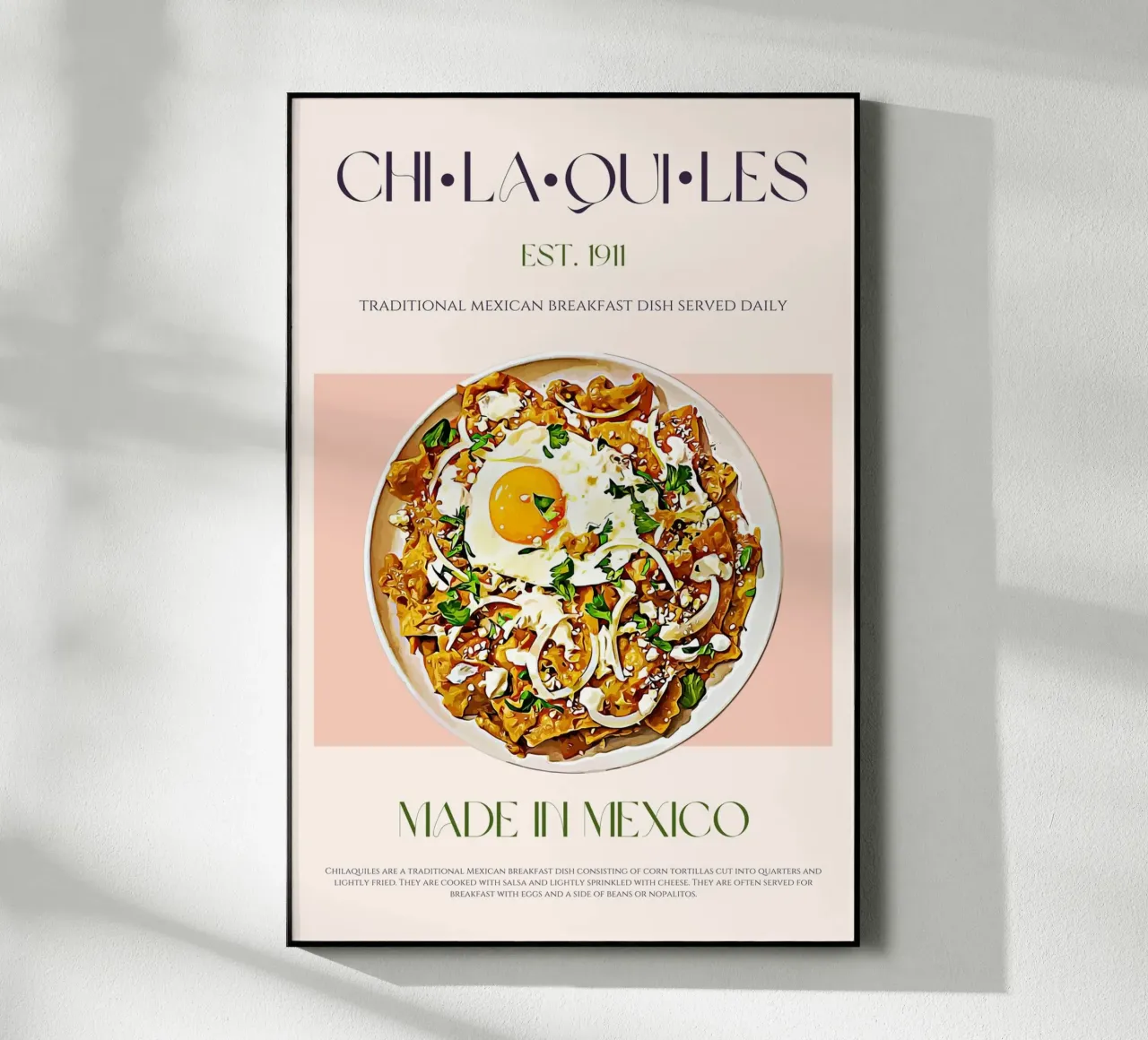 Chilaquiles Print metacrilato de KOKRPrints