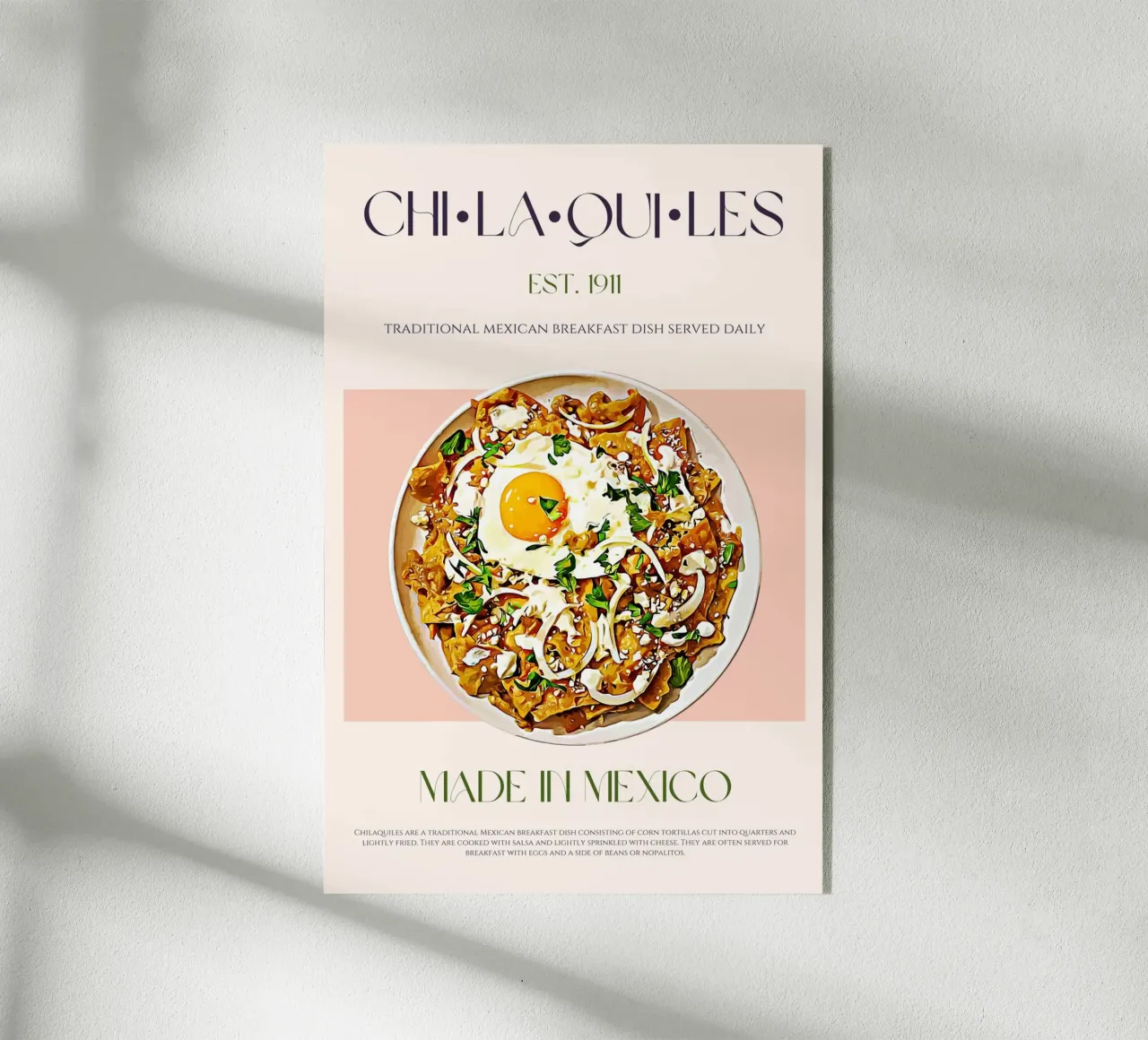 Chilaquiles Print metacrilato de KOKRPrints