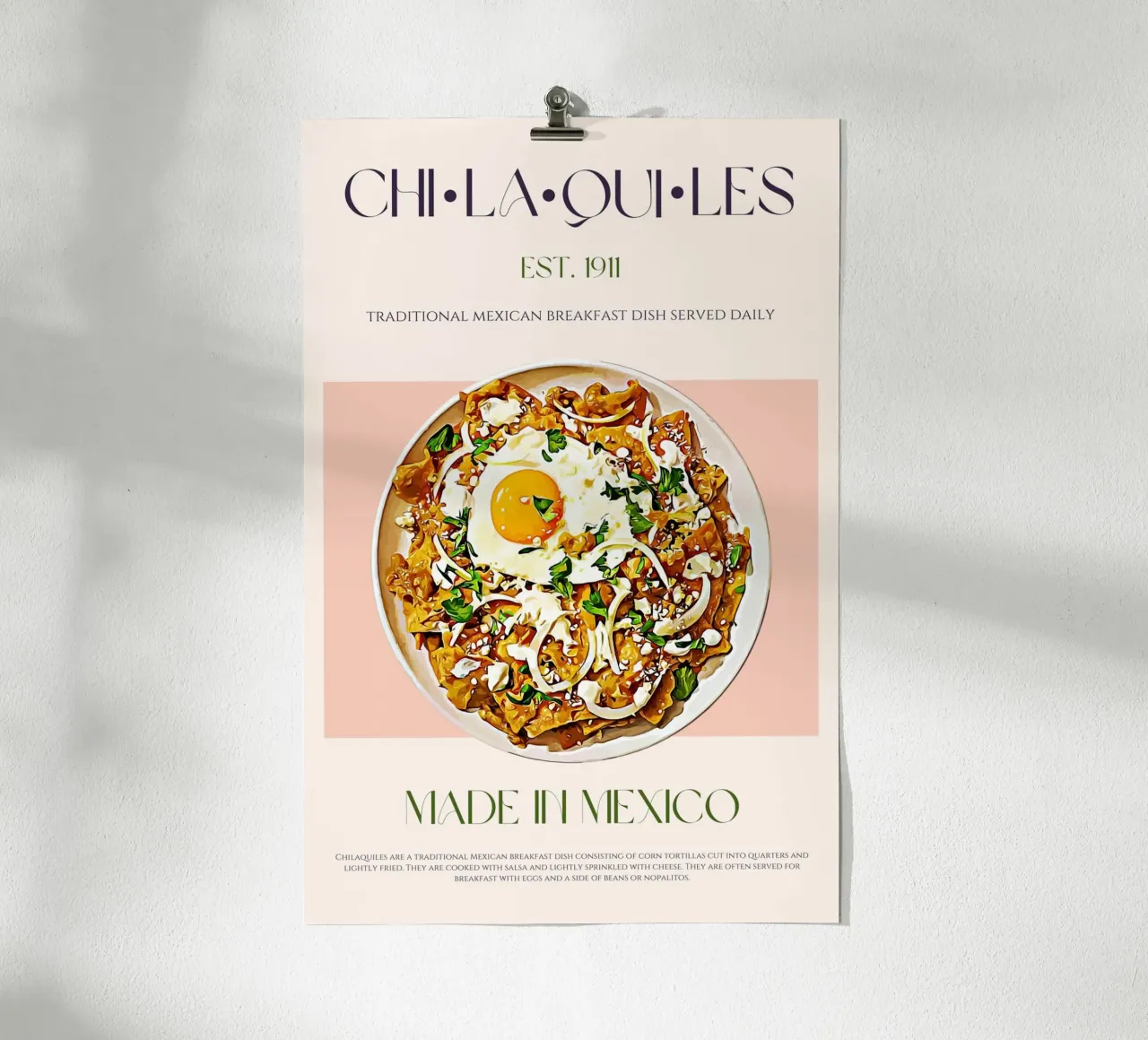 Chilaquiles Print Hahnemühle von KOKRPrints