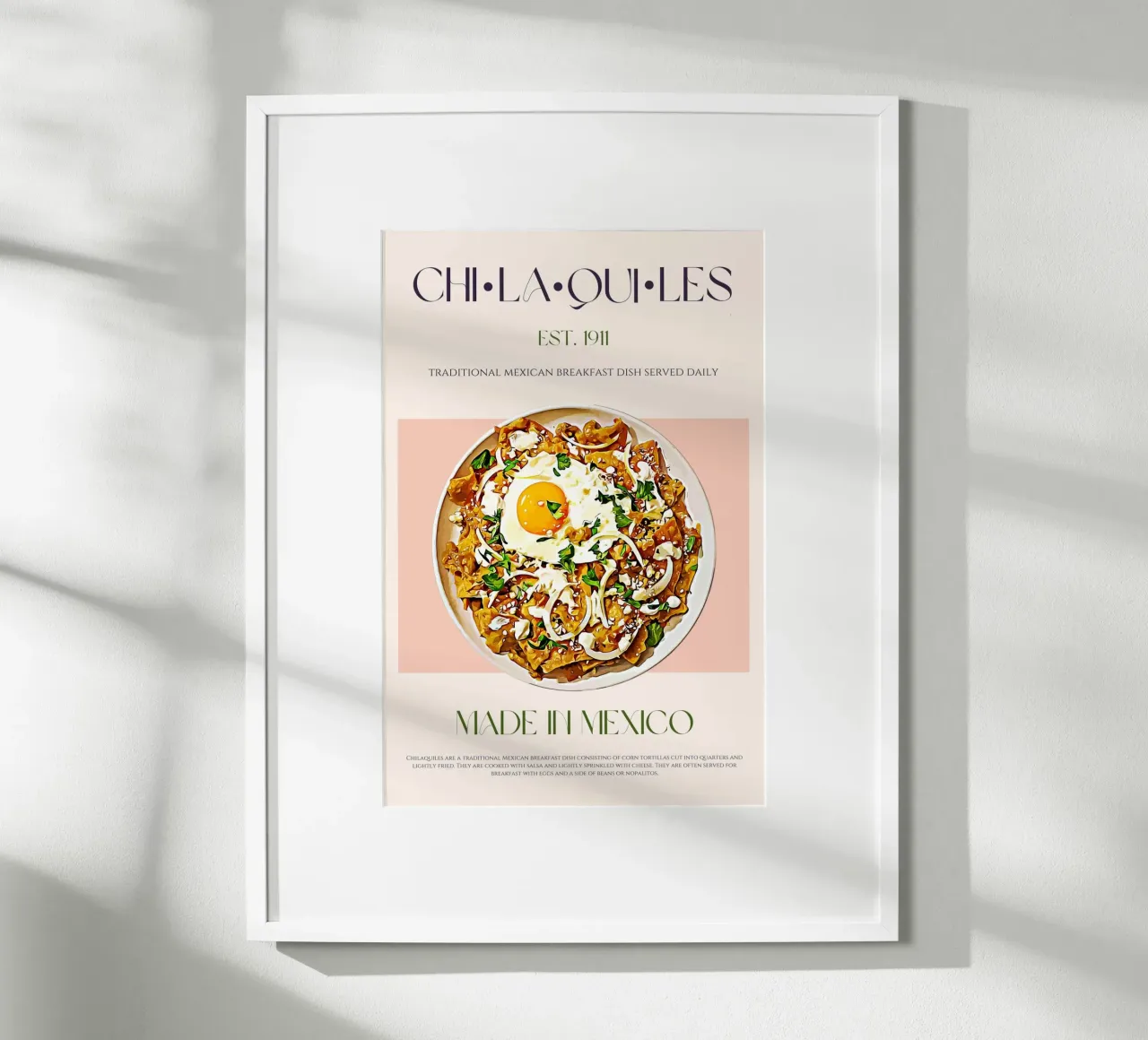 Chilaquiles Print Hahnemühle von KOKRPrints