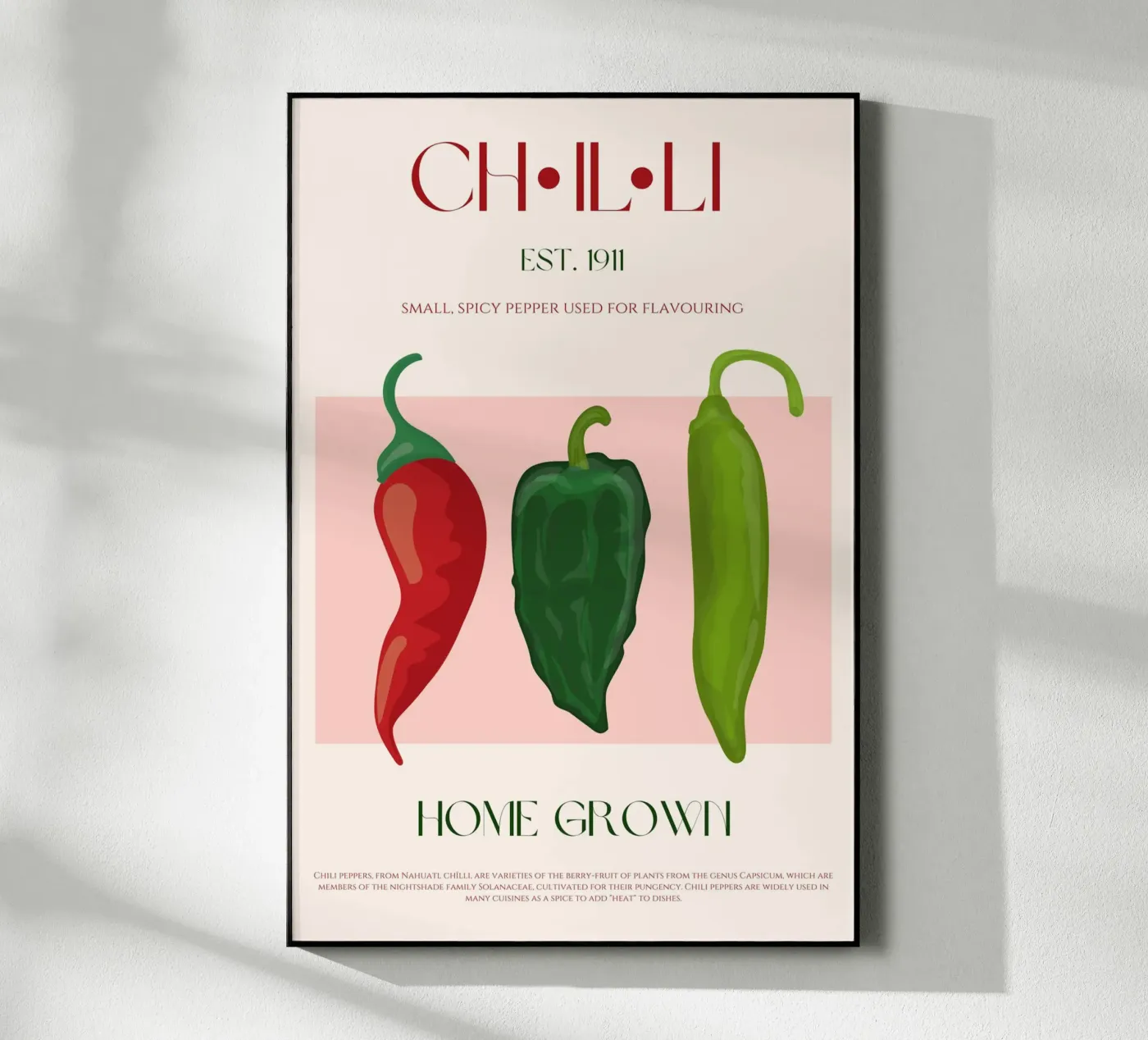 Chilli print plexiglass da KOKRPrints