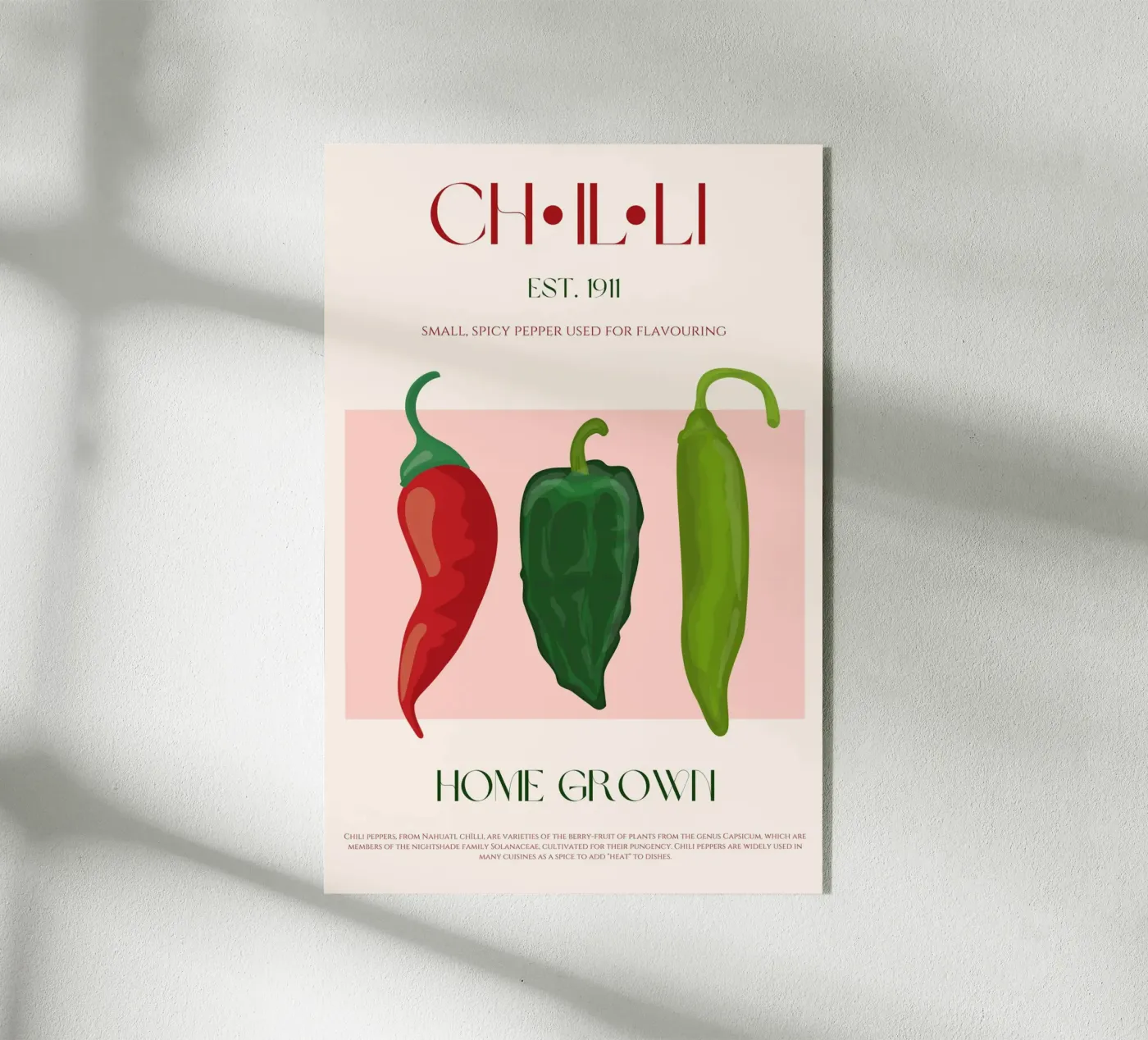 Chilli print plexiglass da KOKRPrints