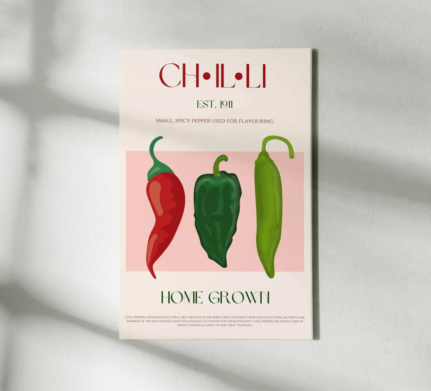 Stampa al peperoncino tela da KOKRPrints