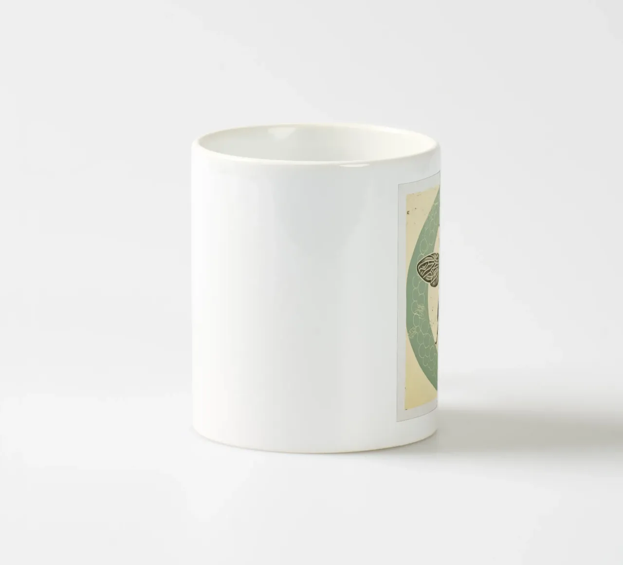 Ape verde Bumblebee 1 tazza in ceramica da Minimal Animal Art