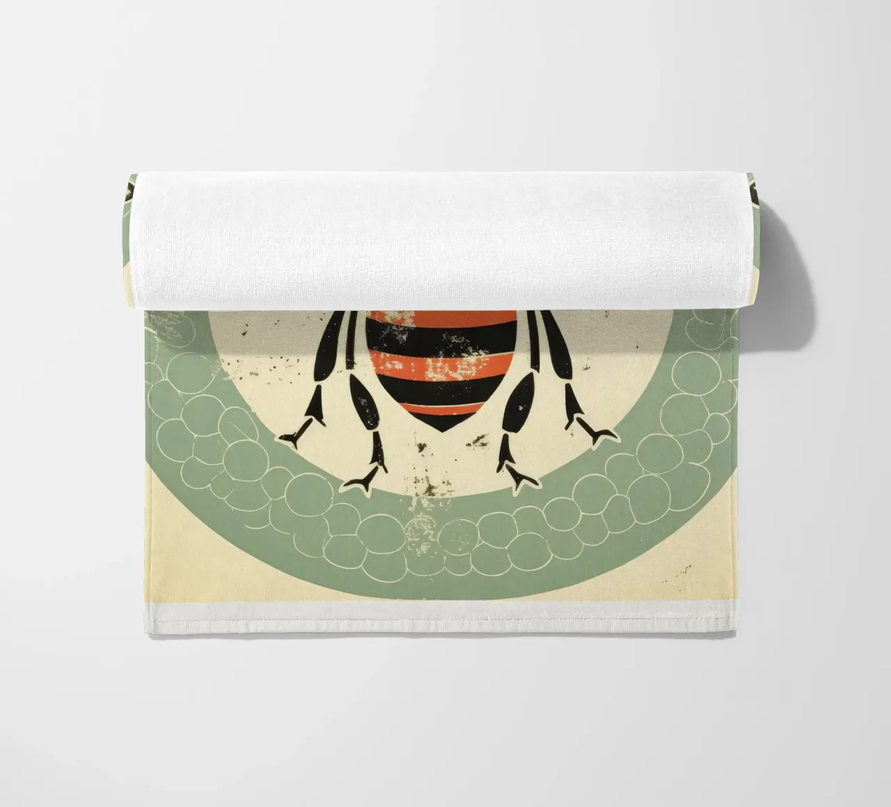 Ape verde Bumblebee 1 telo mare da Minimal Animal Art