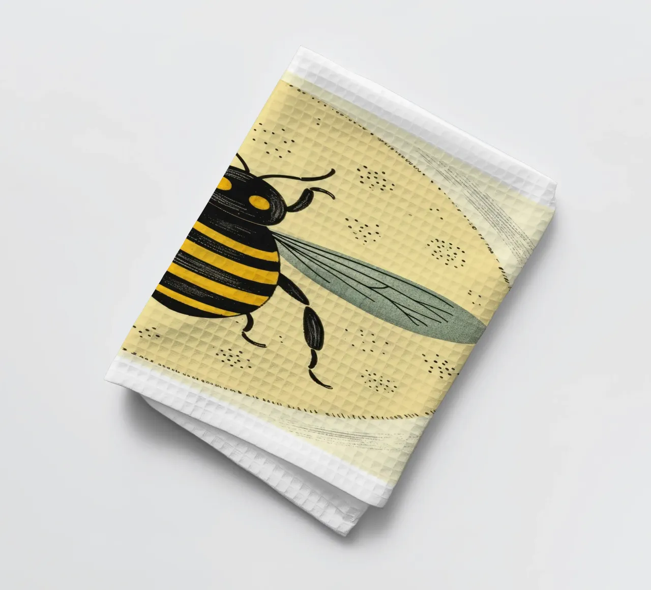 Ape verde Bumblebee 2 canovaccio da cucina da Minimal Animal Art