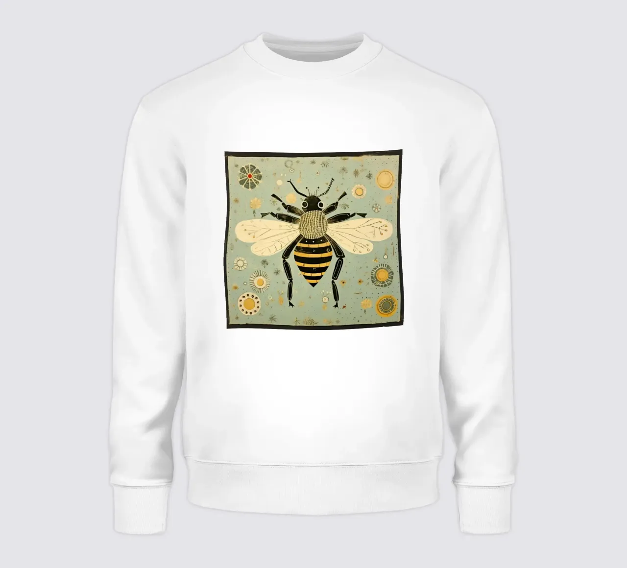 Ape verde Bumblebee 3 felpa da Minimal Animal Art