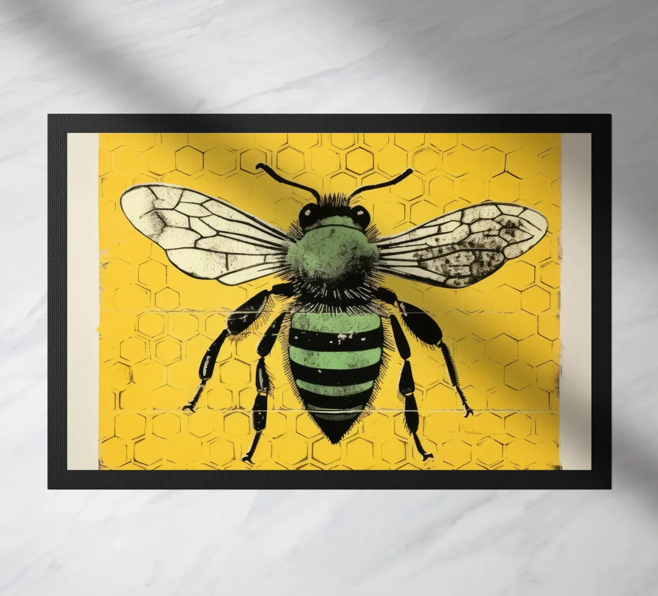Ape verde Honeybee 1 zerbino da Minimal Animal Art
