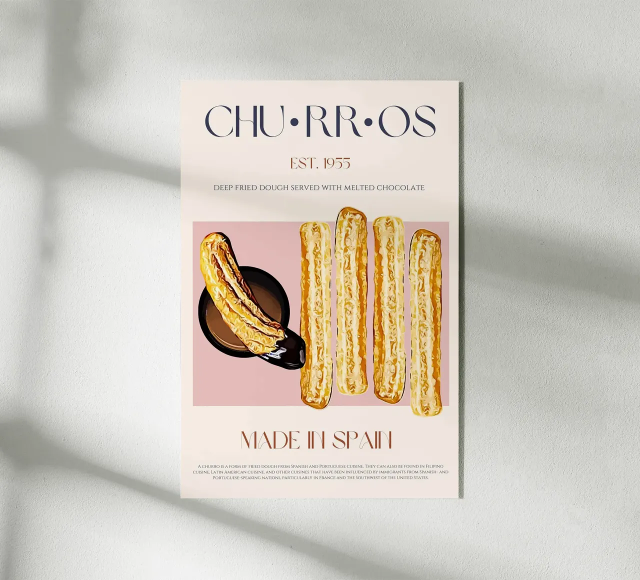 Churros Print metacrilato de KOKRPrints