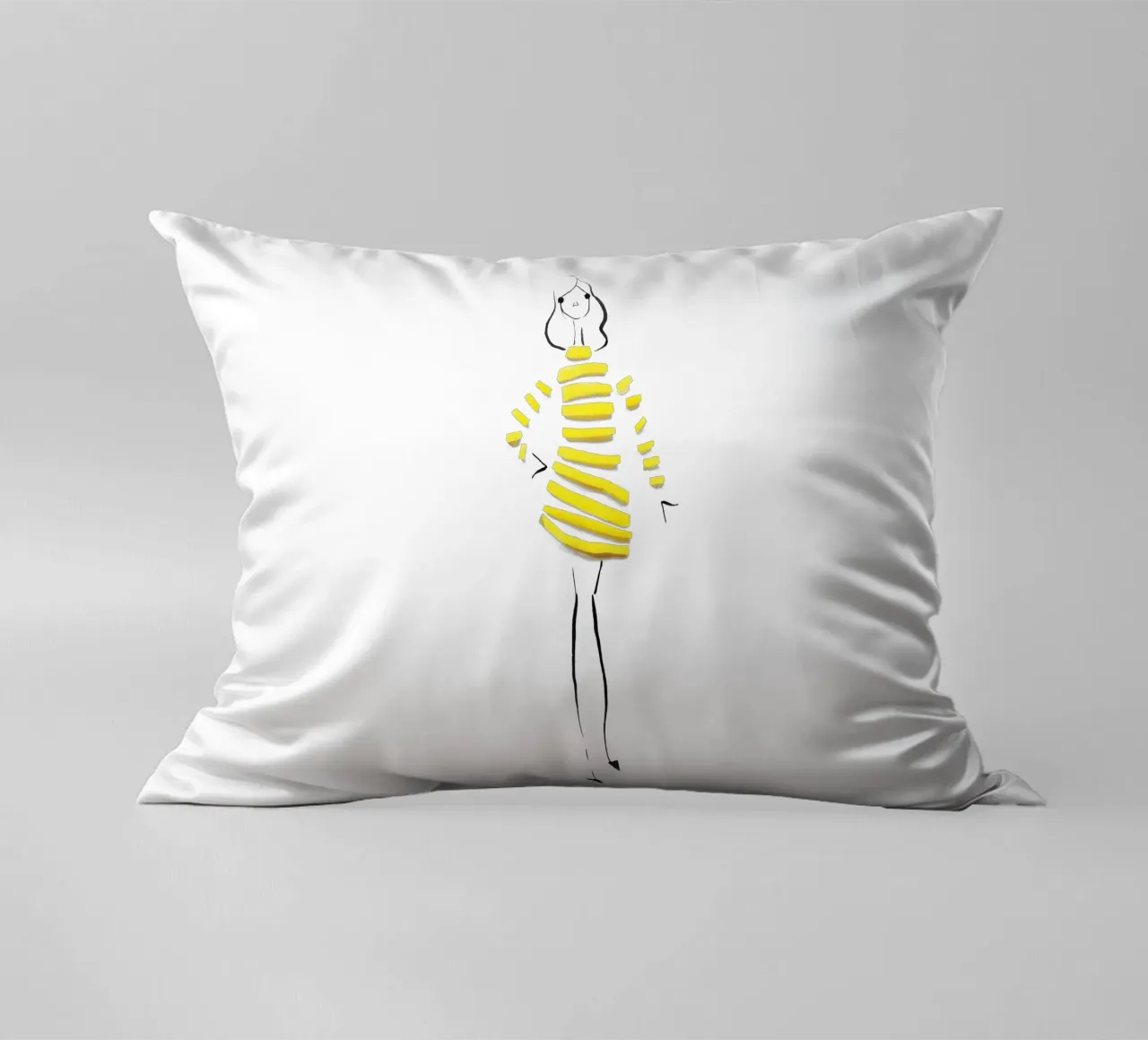 Citrus Stripes cuscino da Gretchen Roehrs