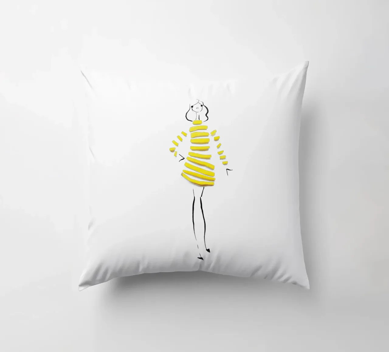 Citrus Stripes cuscino da Gretchen Roehrs