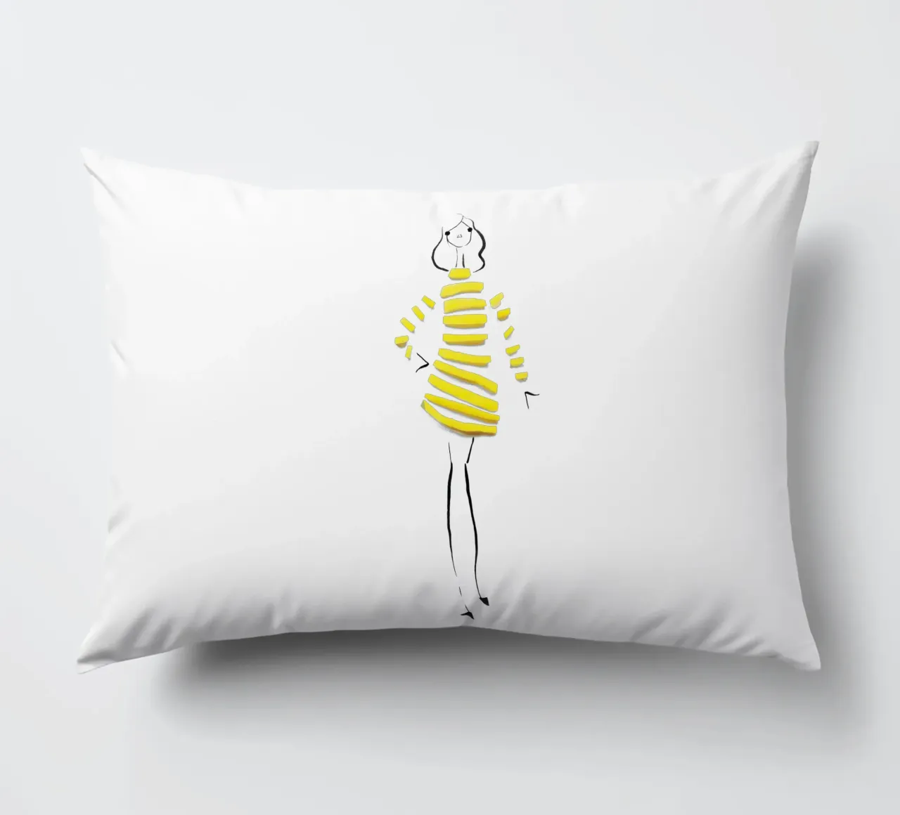 Citrus Stripes cuscino da Gretchen Roehrs