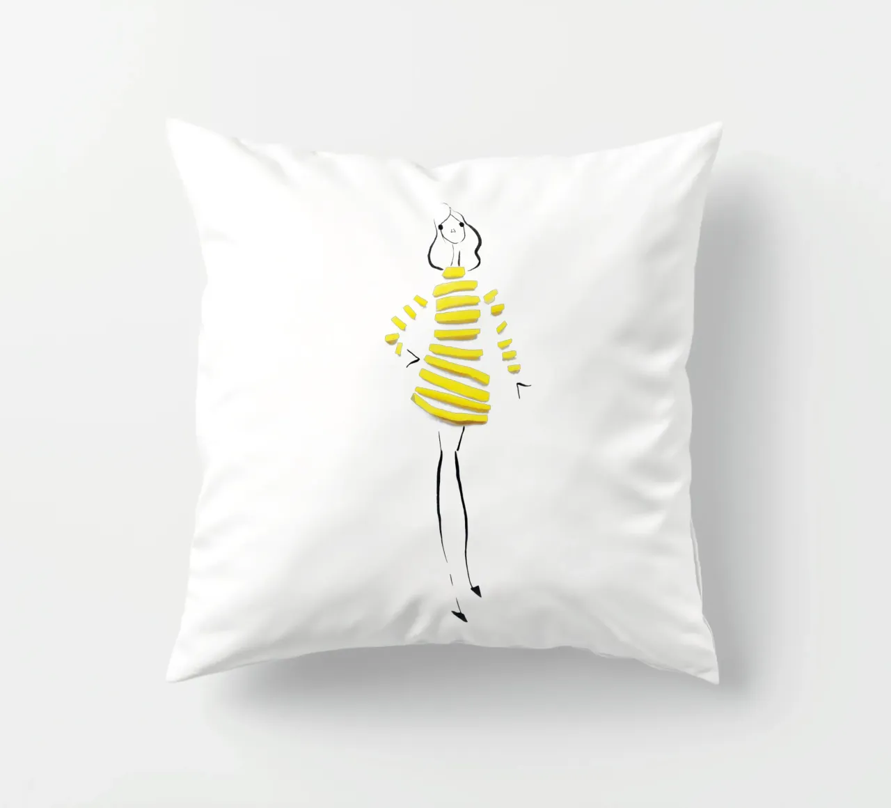 Citrus Stripes cuscino da Gretchen Roehrs