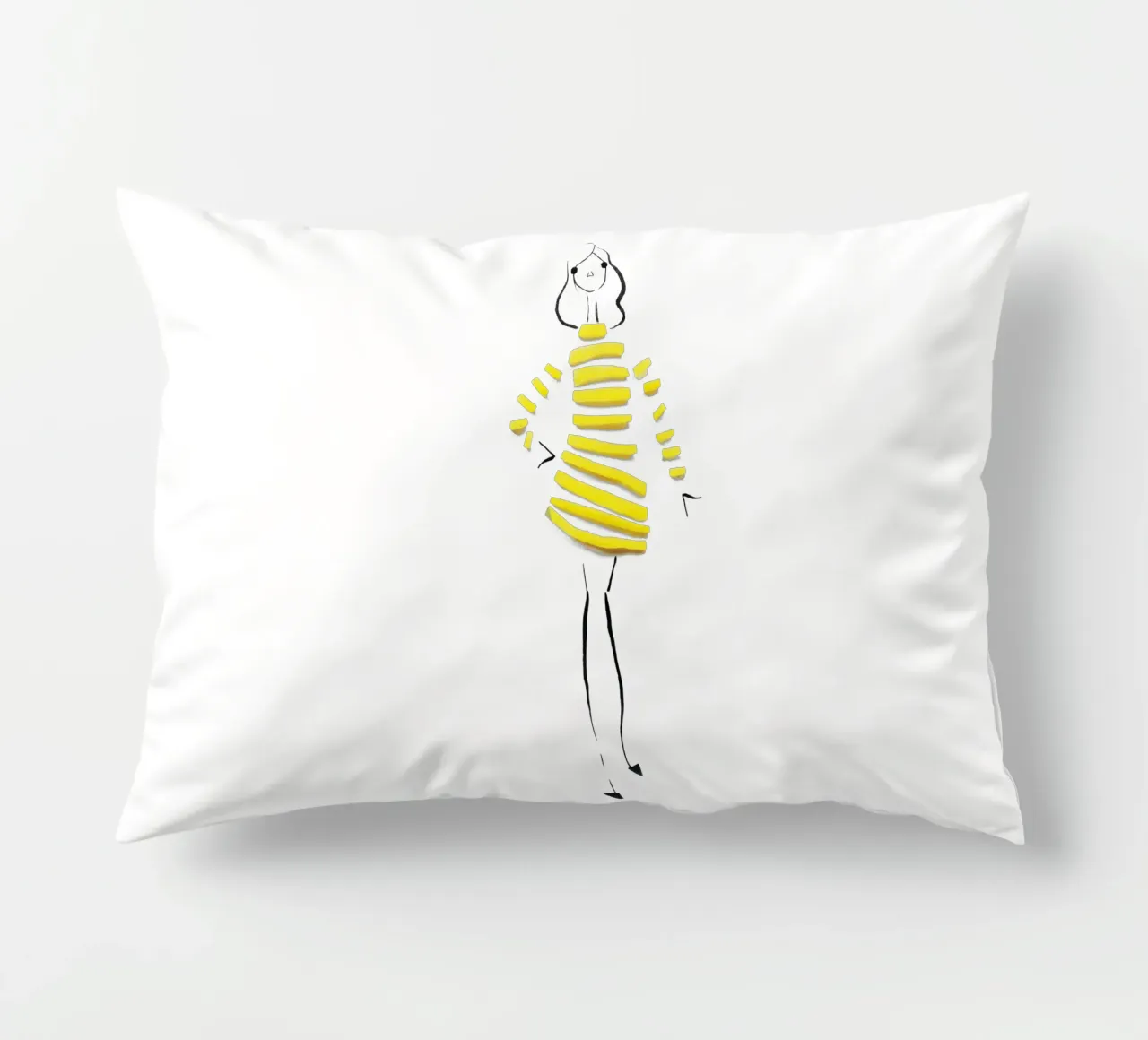 Citrus Stripes cuscino da Gretchen Roehrs