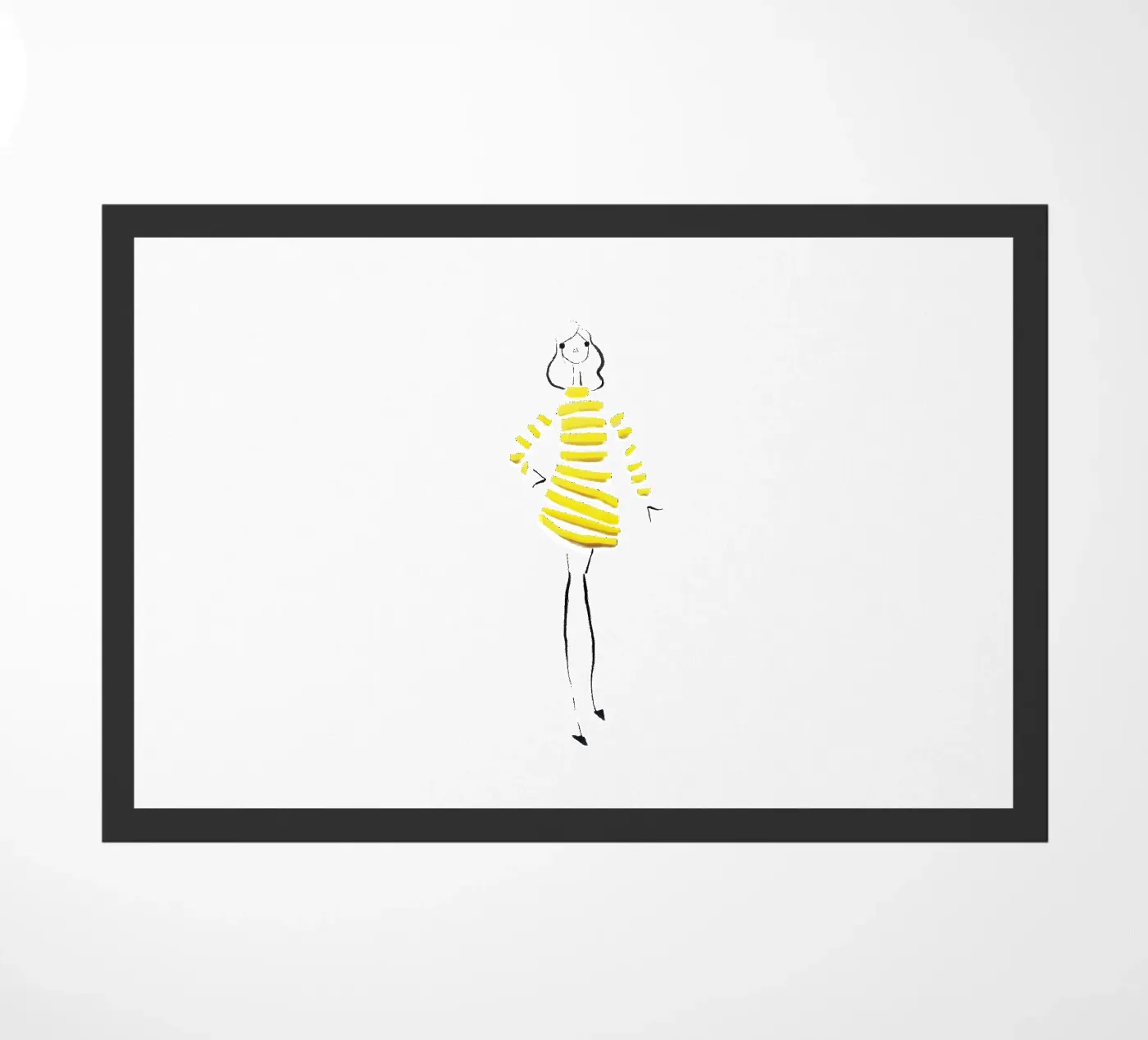 Citrus Stripes zerbino da Gretchen Roehrs