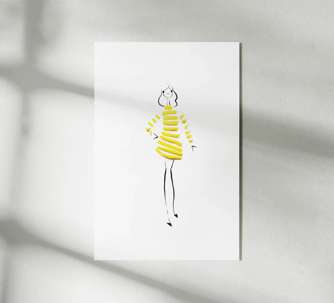 Citrus Stripes plexiglass da Gretchen Roehrs