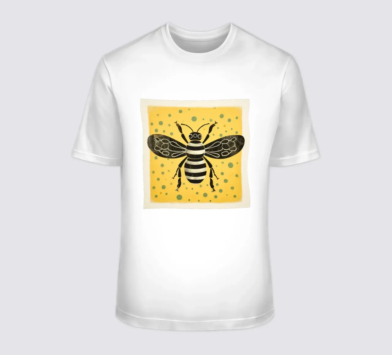 Ape verde Honeybee 2 t-shirt da Minimal Animal Art