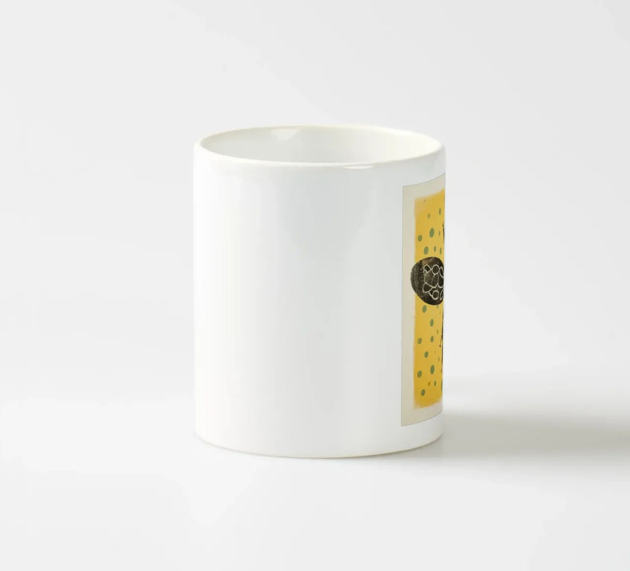 Ape verde Honeybee 2 tazza in ceramica da Minimal Animal Art