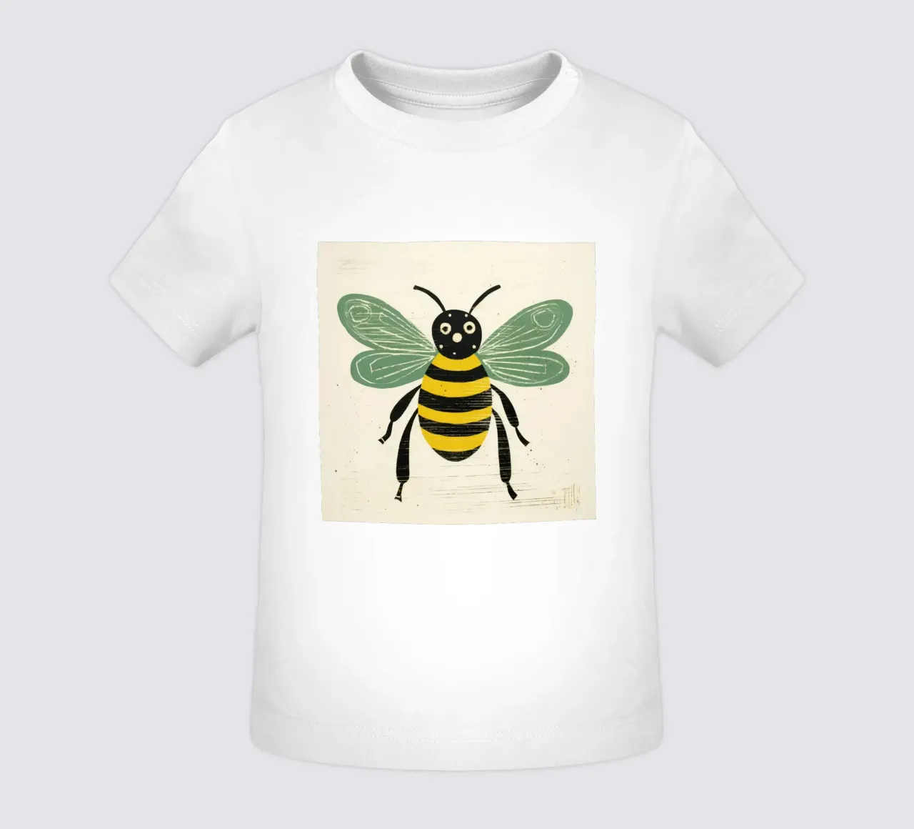 Ape verde Honeybee 3 maglietta neonato da Minimal Animal Art