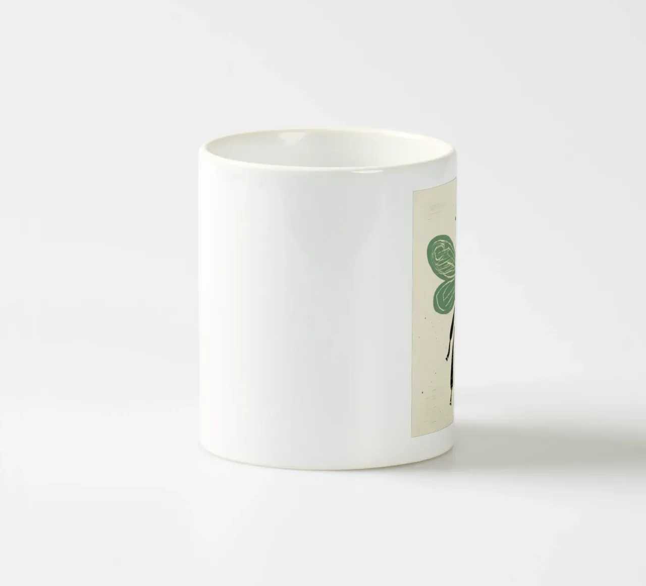 Ape verde Honeybee 3 tazza in ceramica da Minimal Animal Art