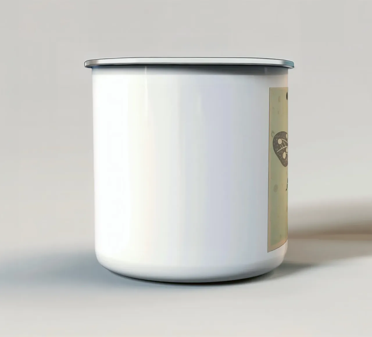 Ape verde Honeybee 4 tazza in smalto da Minimal Animal Art