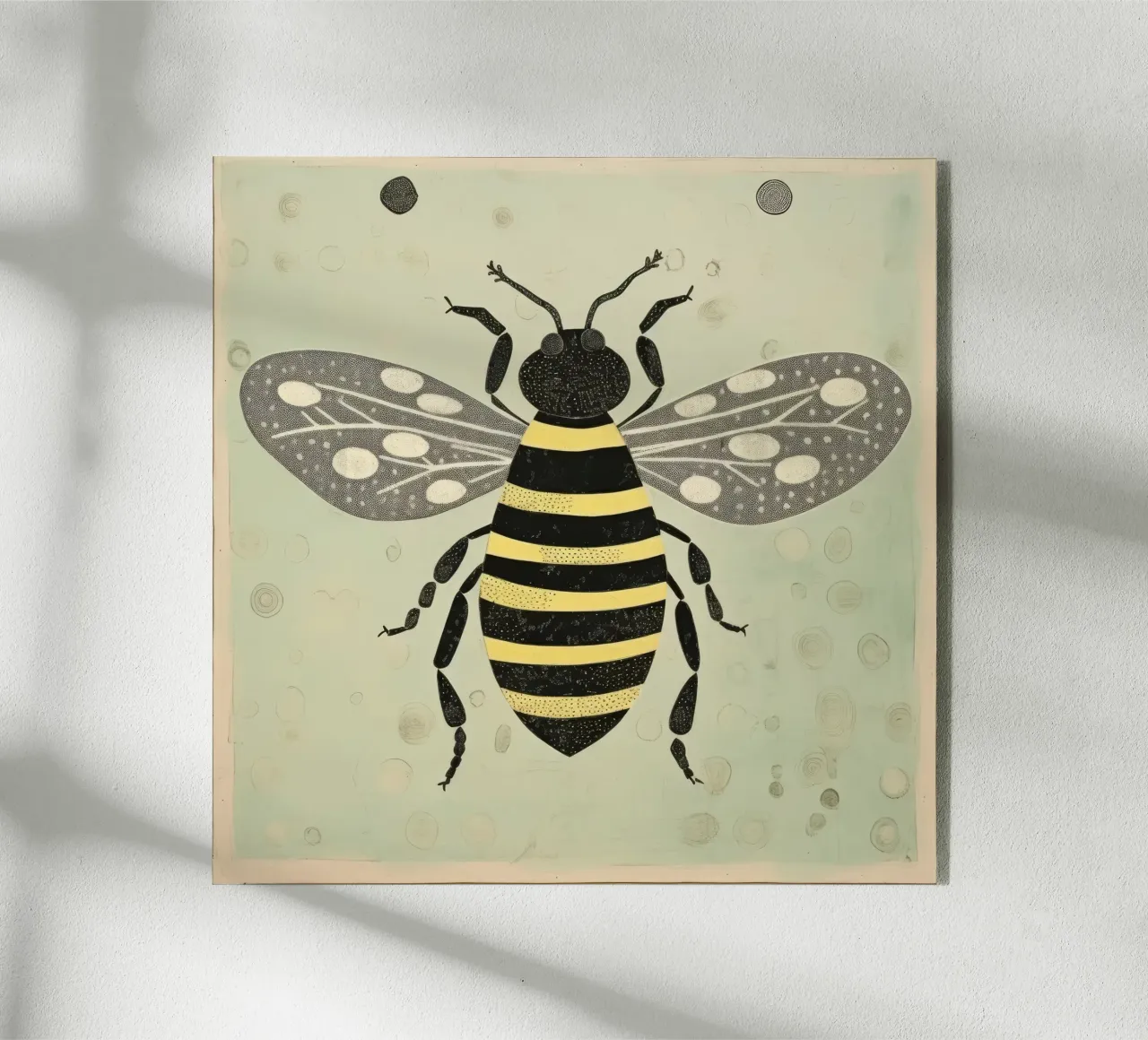 Ape verde Honeybee 4 plexiglass da Minimal Animal Art