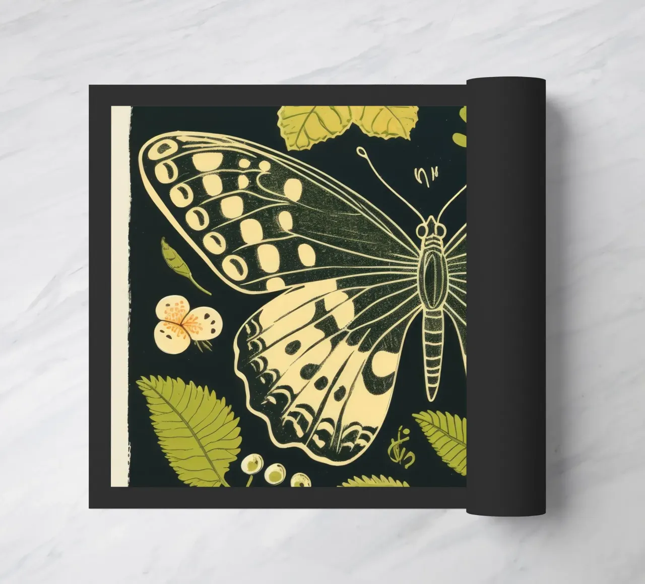 Farfalla verde zerbino da Minimal Animal Art