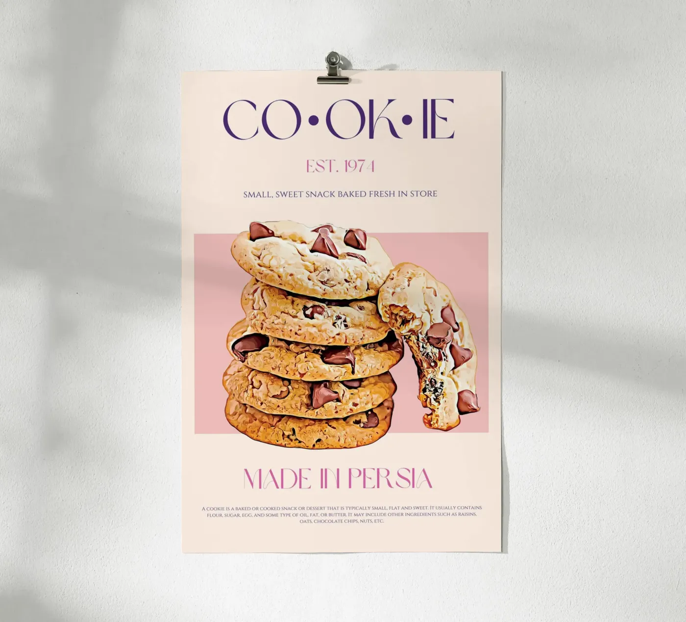 Impression de biscuits poster de KOKRPrints