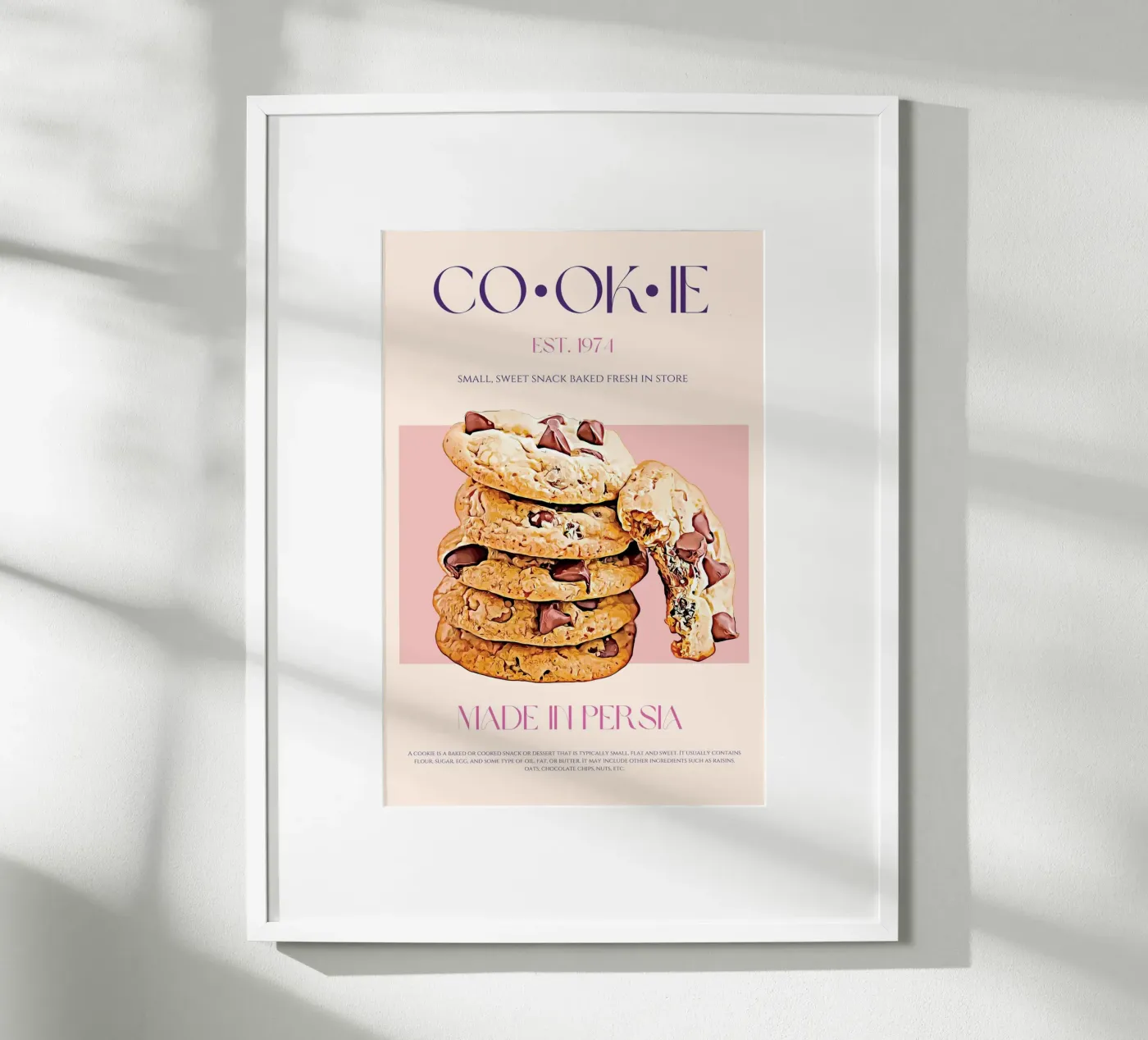 Impression de biscuits poster de KOKRPrints