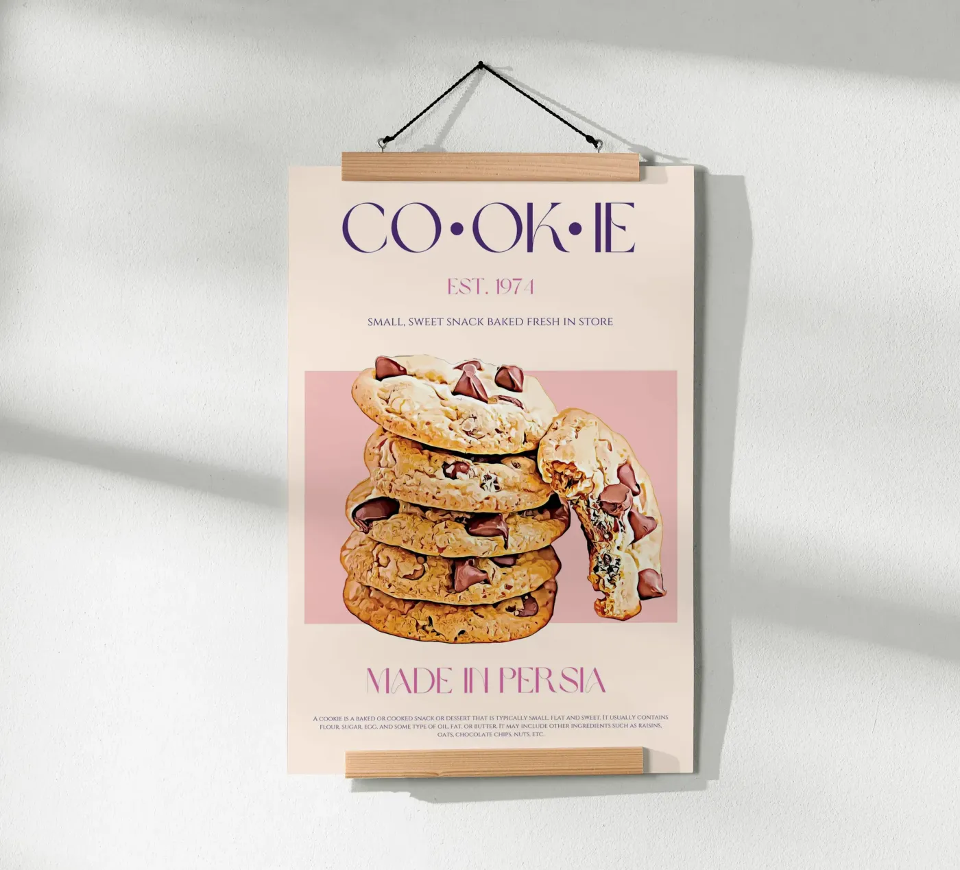 Impression de biscuits poster de KOKRPrints
