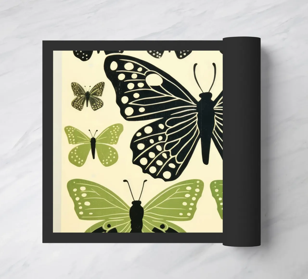 Farfalla verde 2 zerbino da Minimal Animal Art